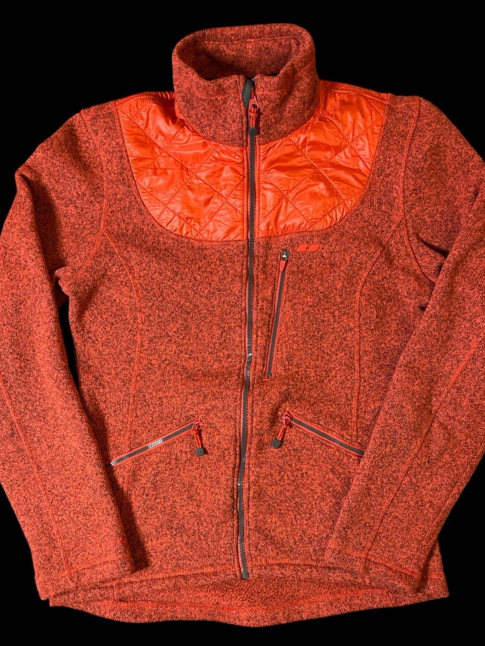 Köppen Quilted Fleece Ladies Medium Full Zip Snow Jacket